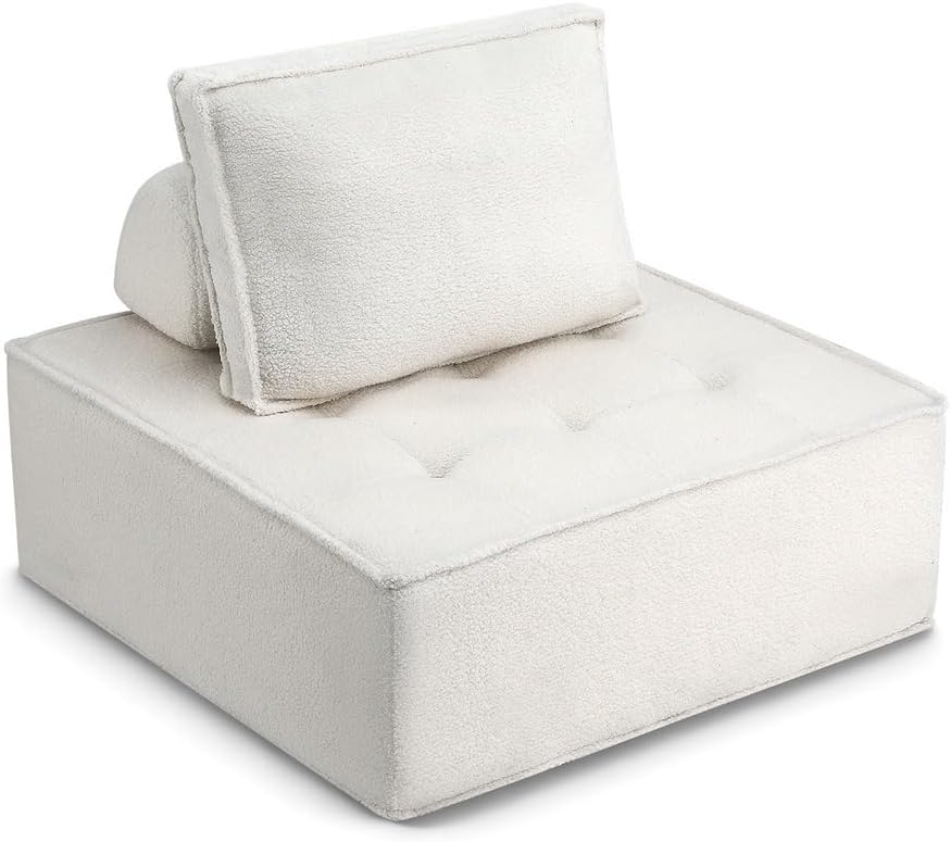 Artiss Floor Sofa Lounge Chair with Pillow 3 Seater