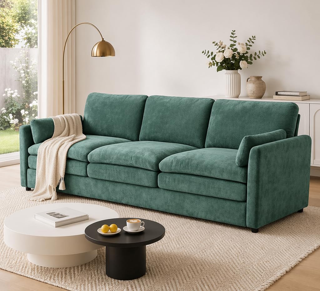 3 Seater Sofa Bed with Ottoman,191cm Modular Sofa